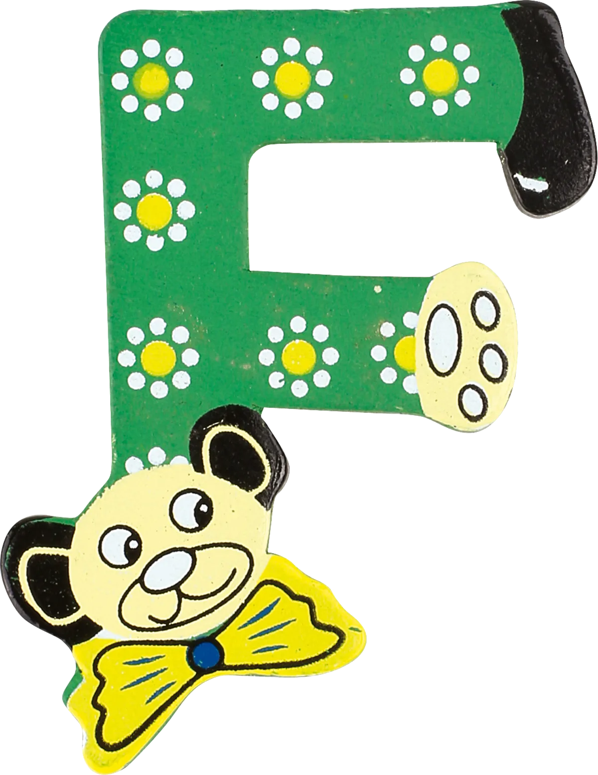 small foot Wooden-Letter F, Bear - image 1