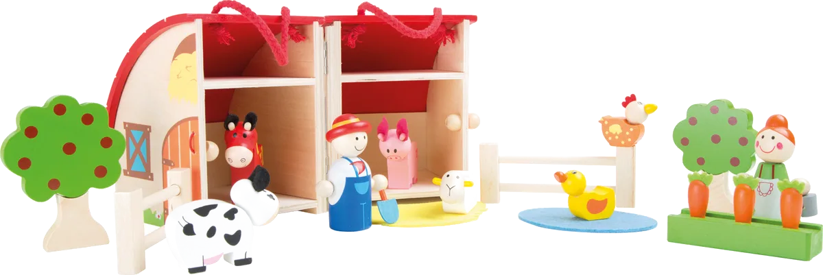 small foot Toy Trunk, Farmhouse - image 1