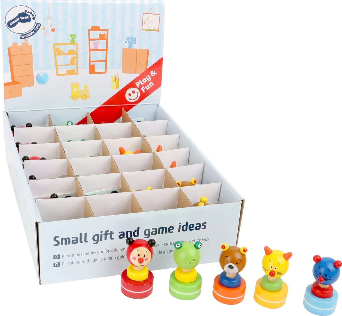 small foot Display Stamps (24 pcs), Animals - image 1