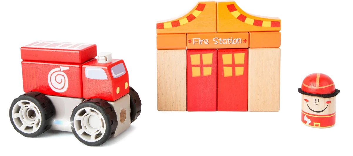 small foot Construction set with sound, Fire Truck - image 1