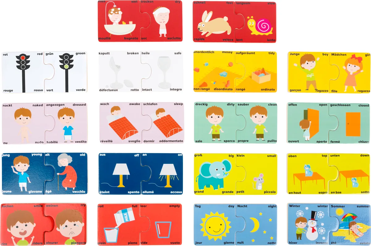 small foot Puzzle, Learn about Opposites - image 1