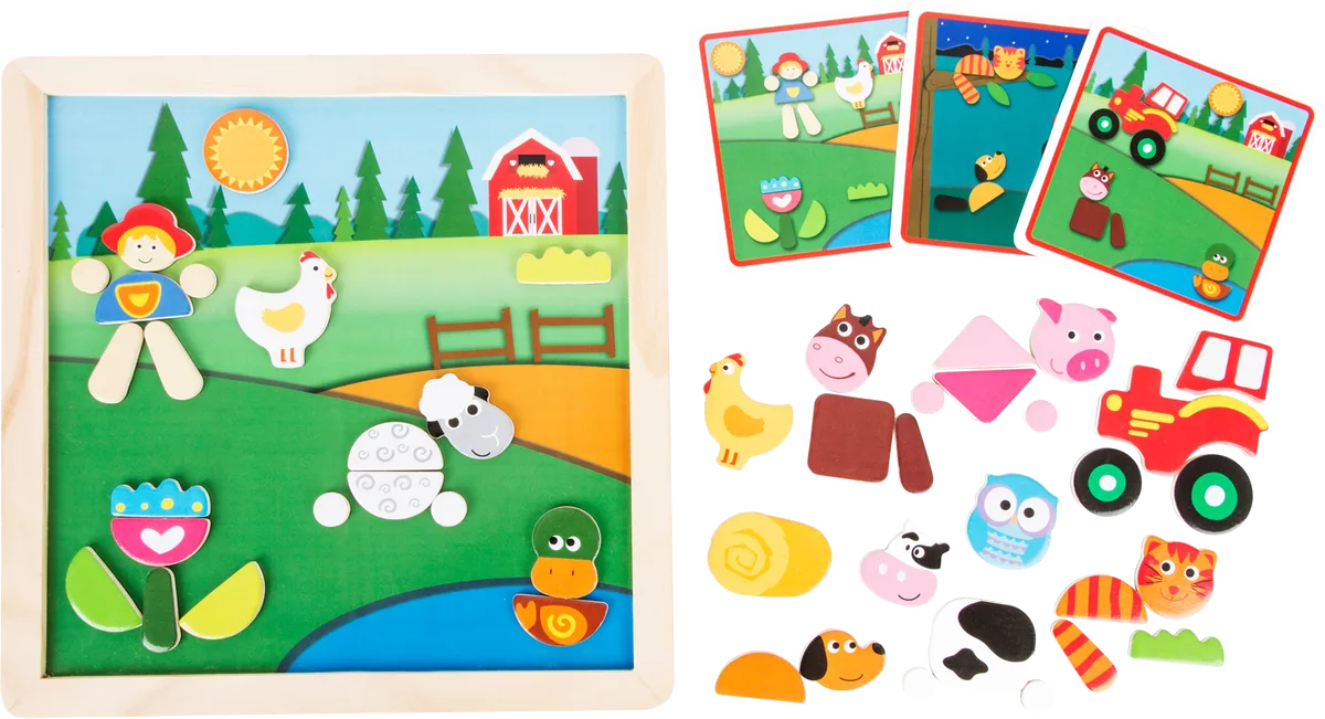 small foot Magnet Puzzle, Farm - image 1