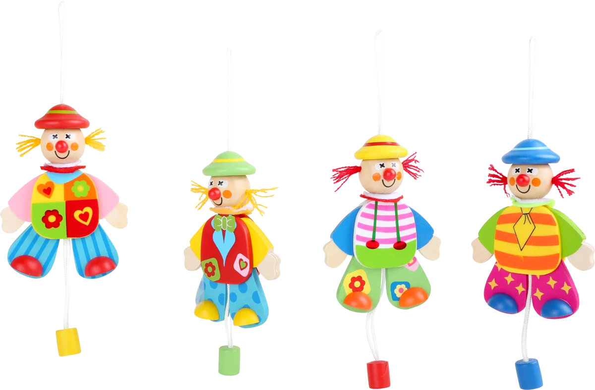 small foot Display Bouncers (16 pcs), Clowns - image 1
