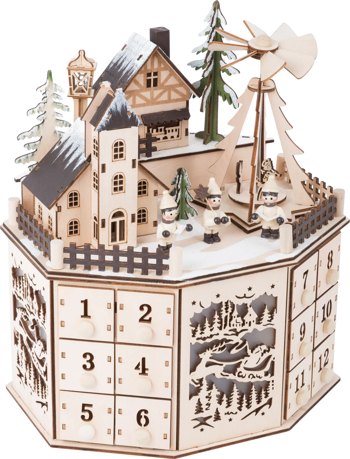 small foot Christmas Calendar, Pyramid - image 1