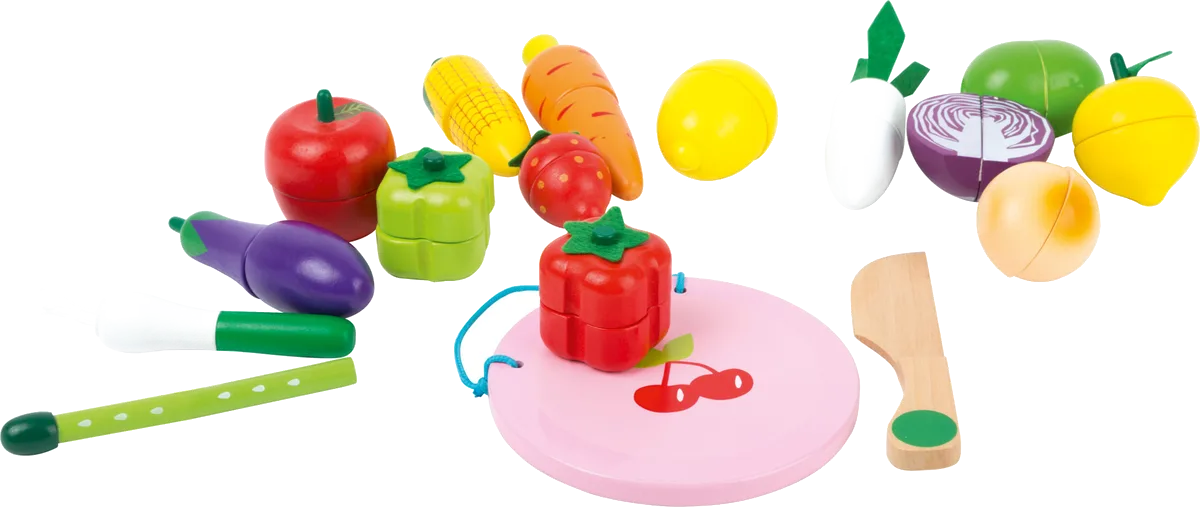 small foot Fruit and Vegetable set with velcro - image 1