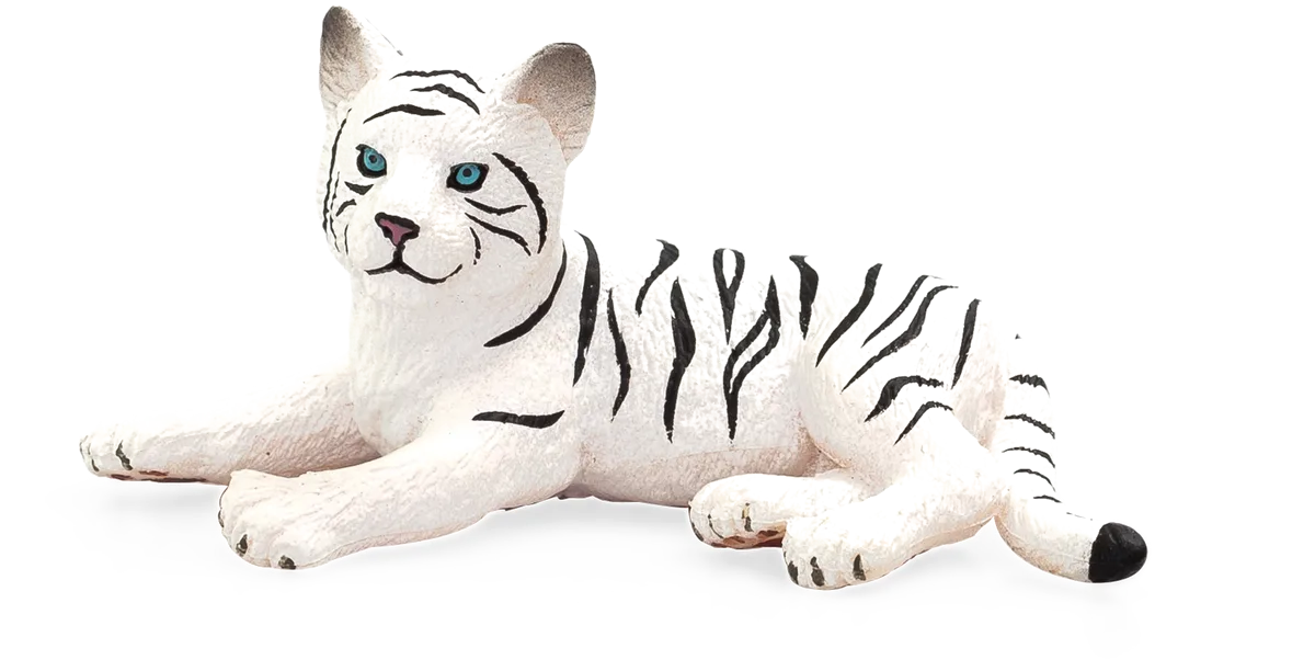 Mojo White Laying Tiger Cub - image 1