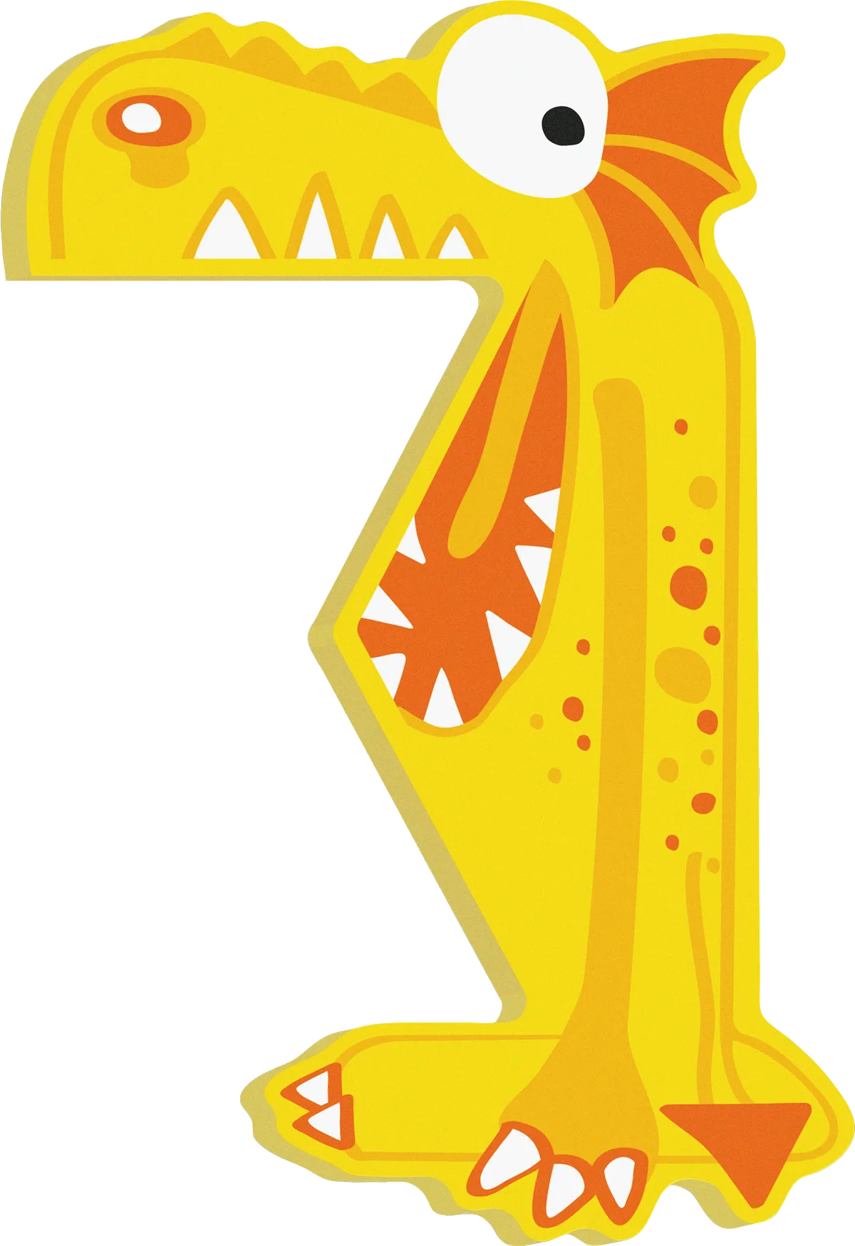 small foot ABC Letter Monster Murphy, Bamboo - image 1