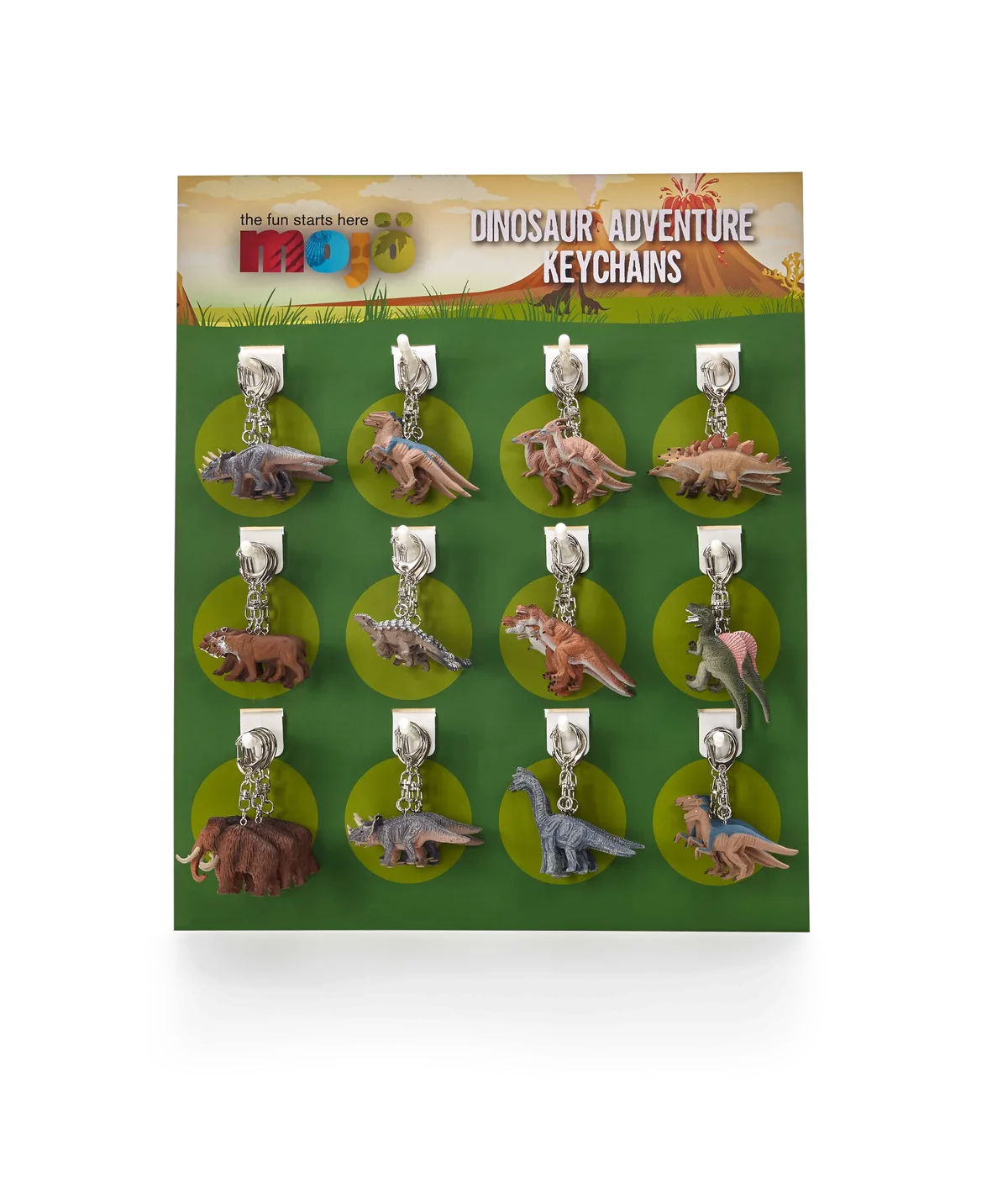 Mojo Display Key Chain (72 pcs.), Dinosaur - image 1