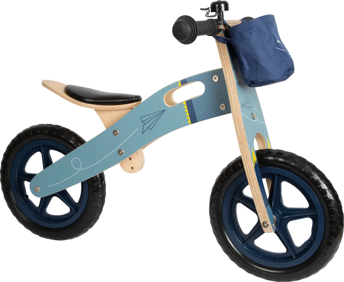 small foot Balance bike, Paper Flyer / Blue - image 1