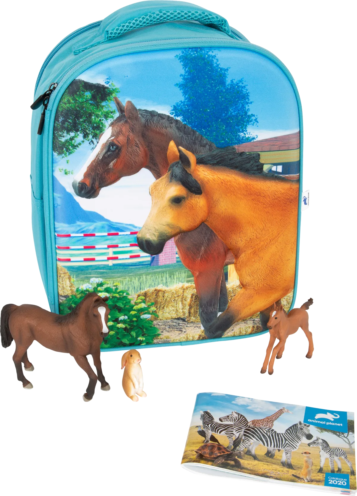 Mojo 3D Backpack with Animals, Horse Stable - image 1