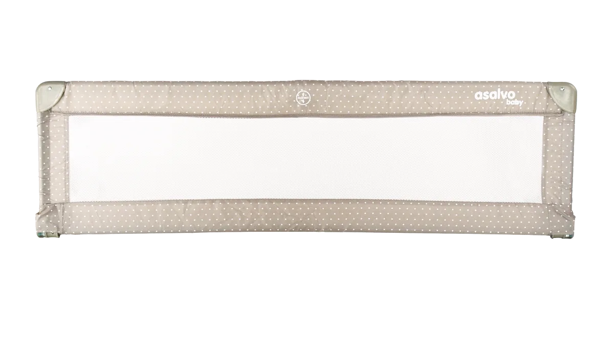 Asalvo Bed Guard 150 cm, Beige Stars - image 1