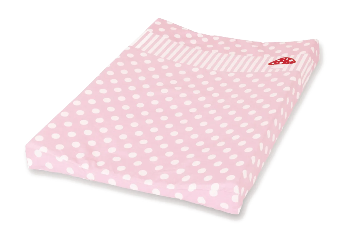 Pinolino Changing Pillow Cover, Glückspilz/Pink - image 1