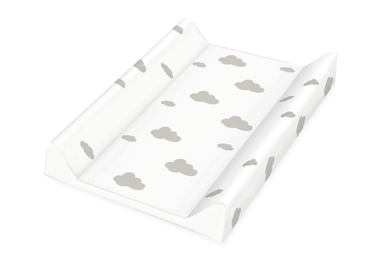 Pinolino Shaped changing mat 'Wölkchen', plastic, grey - image 1