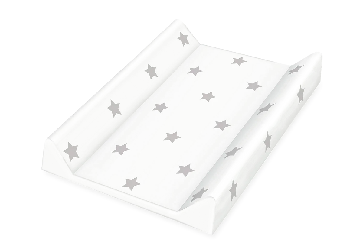 Pinolino Shaped changing mat 'Sternchen', plastic, grey - image 1