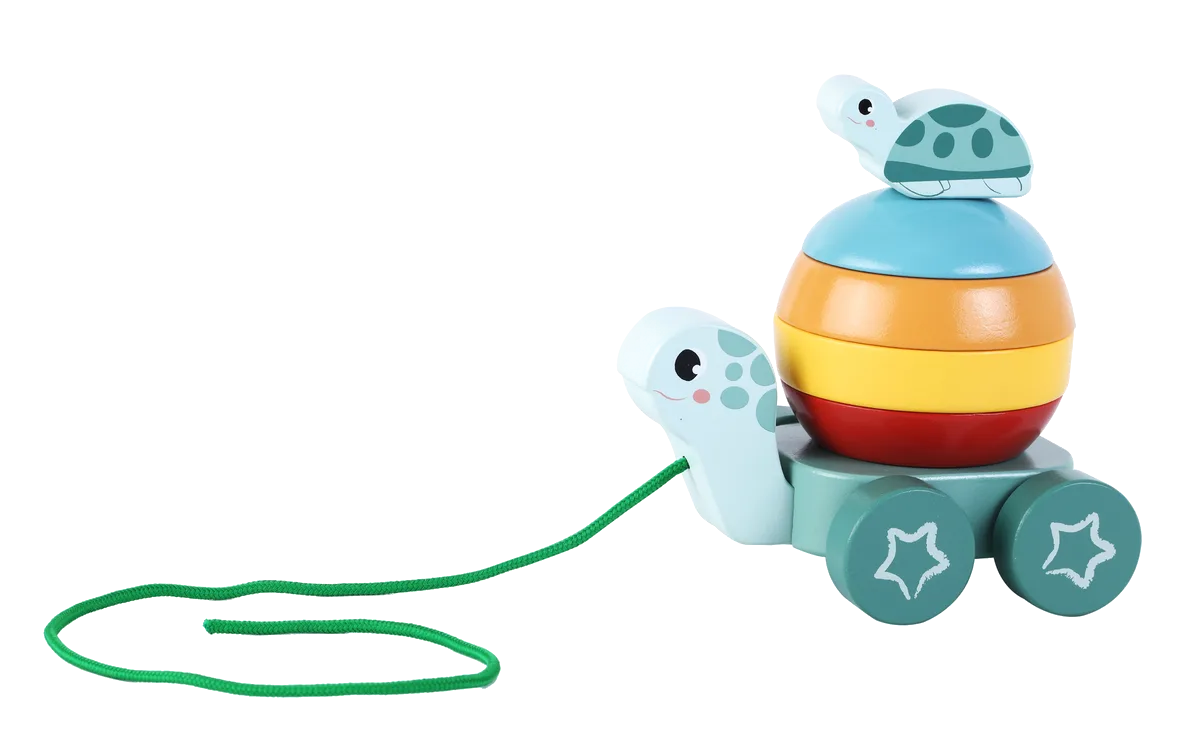 Kinder and Kids Pull and Stack Animal, Turtle - image 1