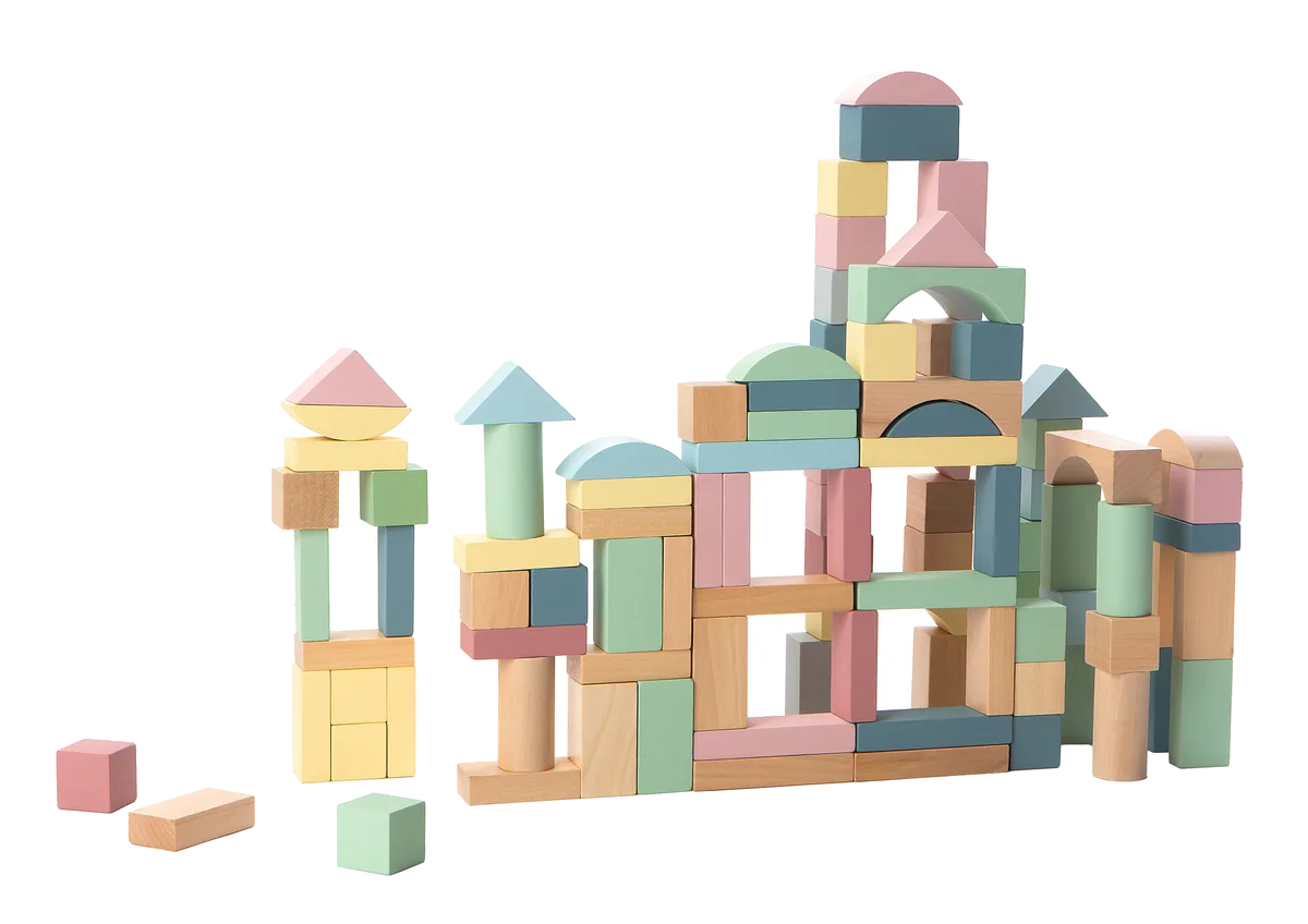 Kinder and Kids Building Blocks (100 pcs.) - image 1