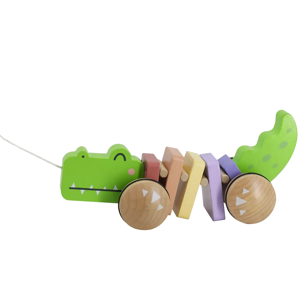 Kinder and Kids Pull-Along Toy, Crocodile - image 1