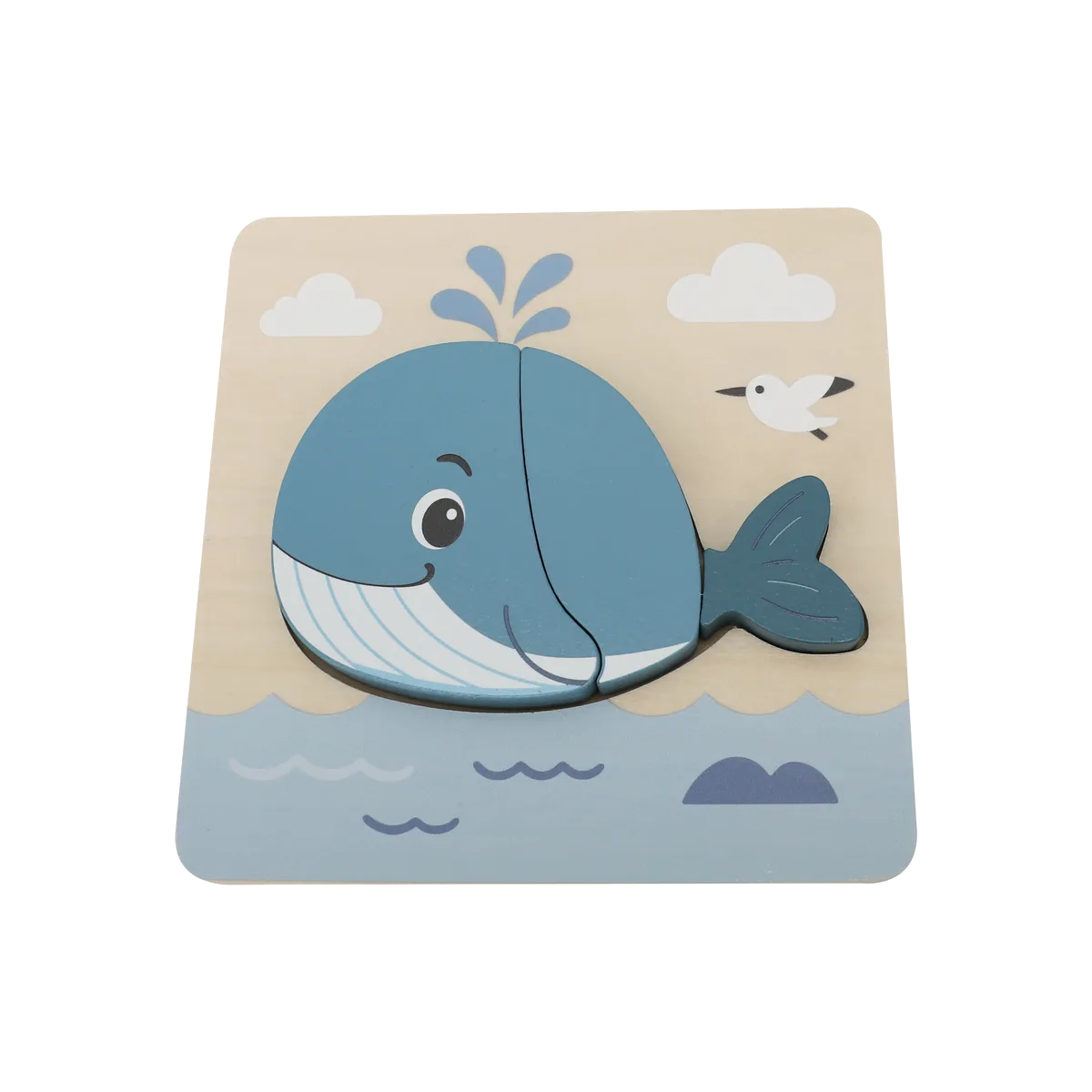 Kinder and Kids Puzzle, Whale - image 1