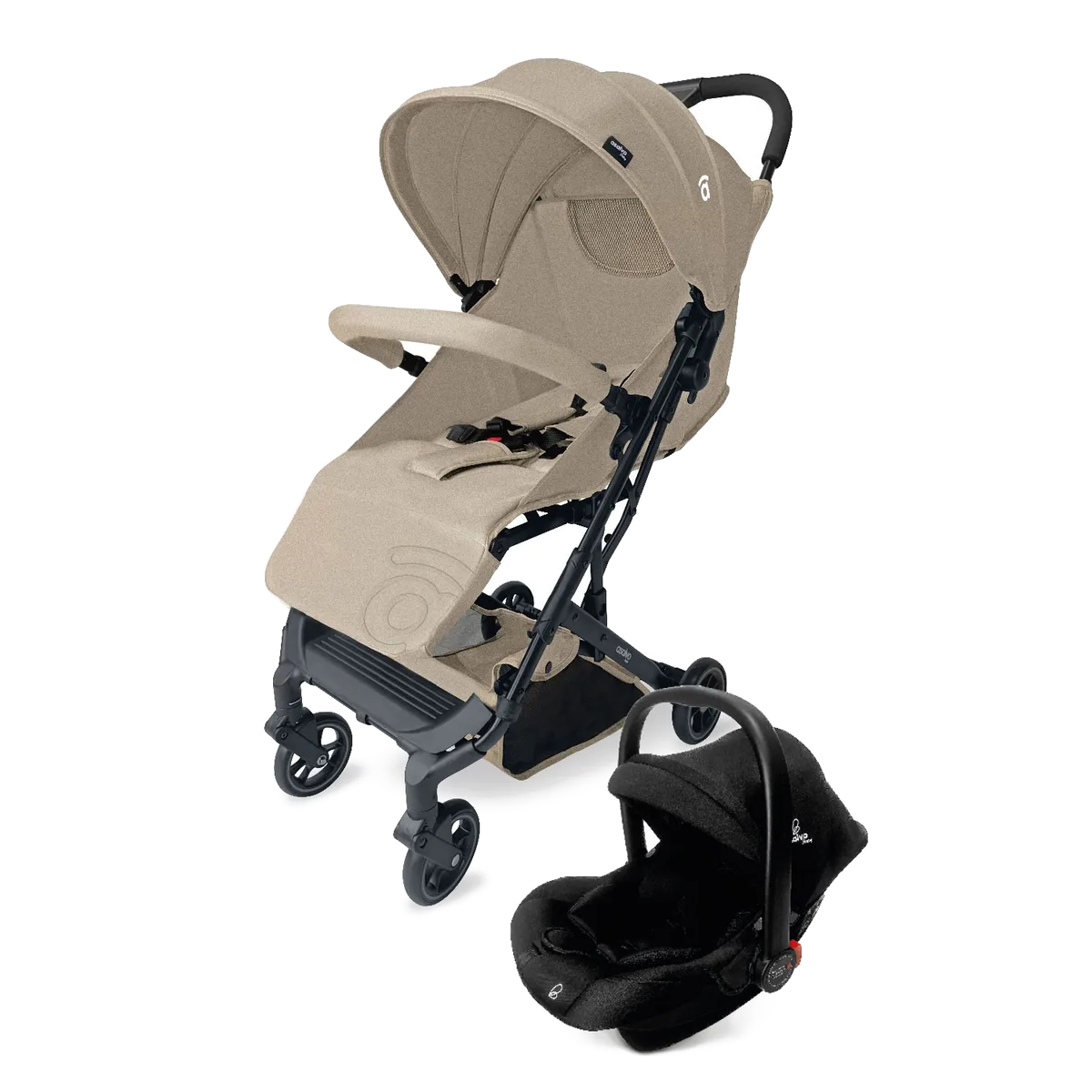 Asalvo Stroller Tumbucto Travel System, Beige - image 1