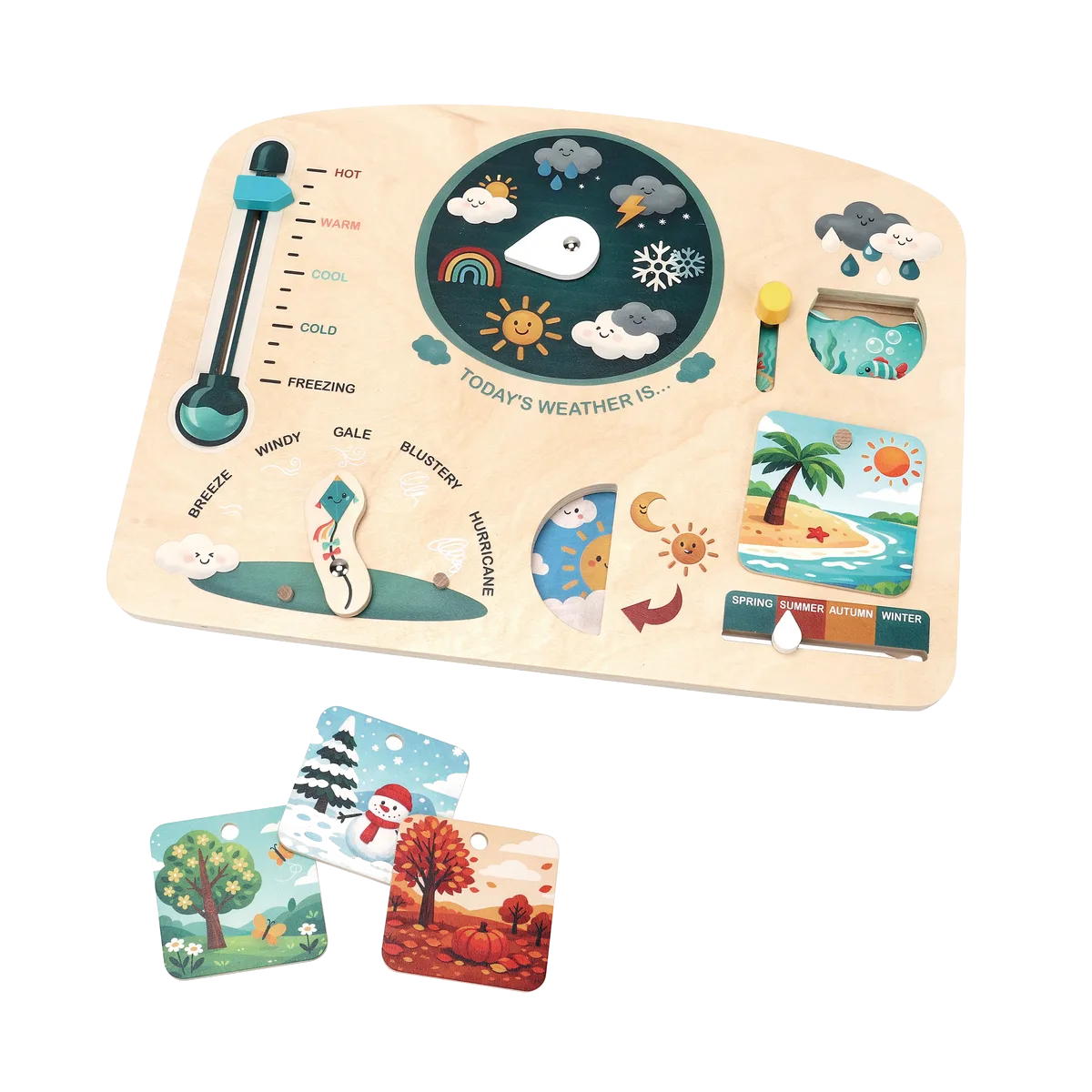 Kinder and Kids WEATHER FORECAST BUSY BOARD - image 1