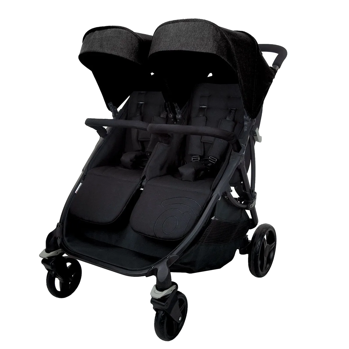 Asalvo Stroller Double Bro, Black - image 1
