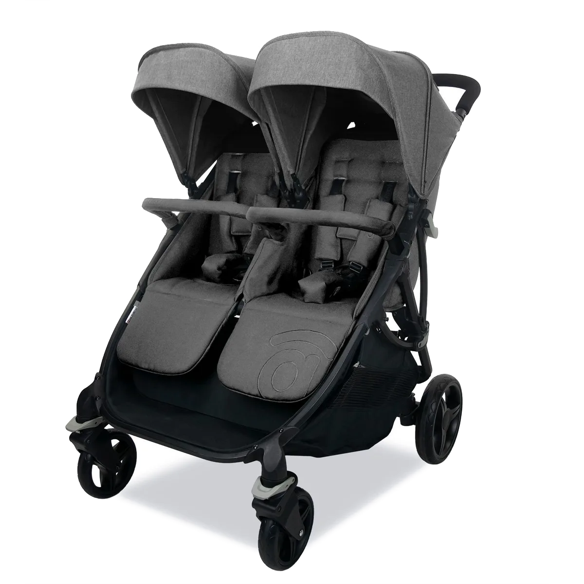 Asalvo Stroller Double Bro, Grey - image 1