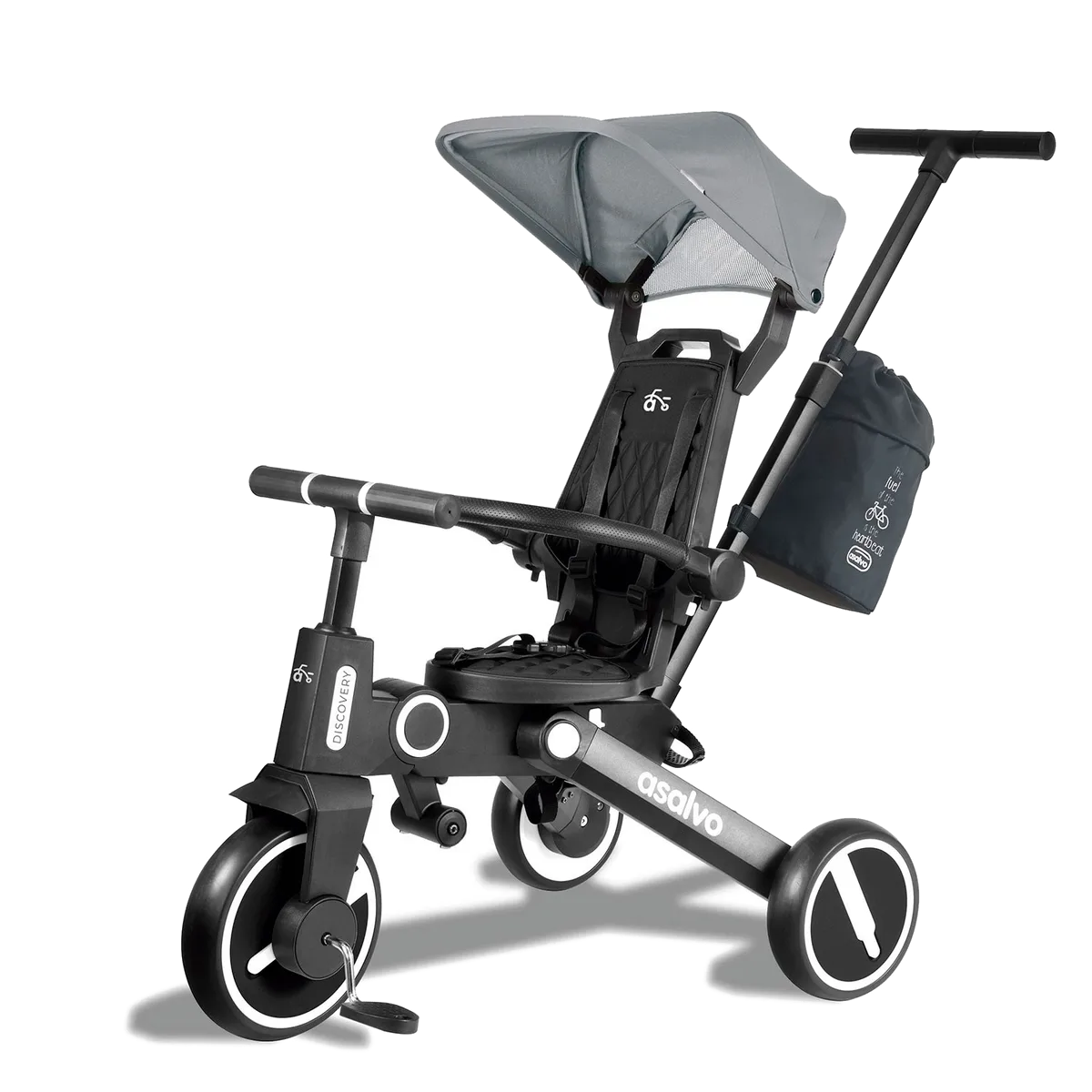 Asalvo Tricycle Discovery, Grey - image 1