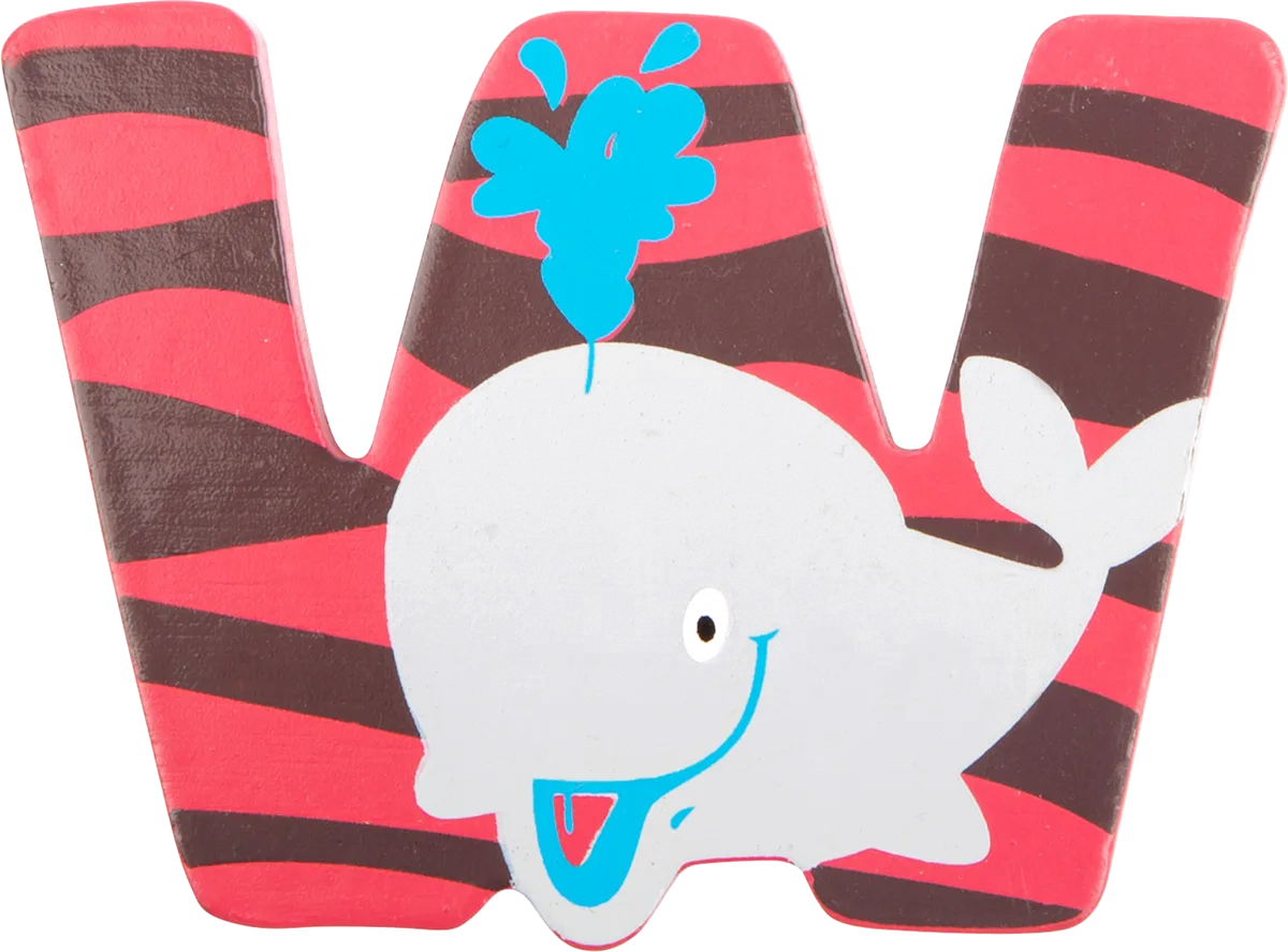 small foot Letter W, Animal - image 1