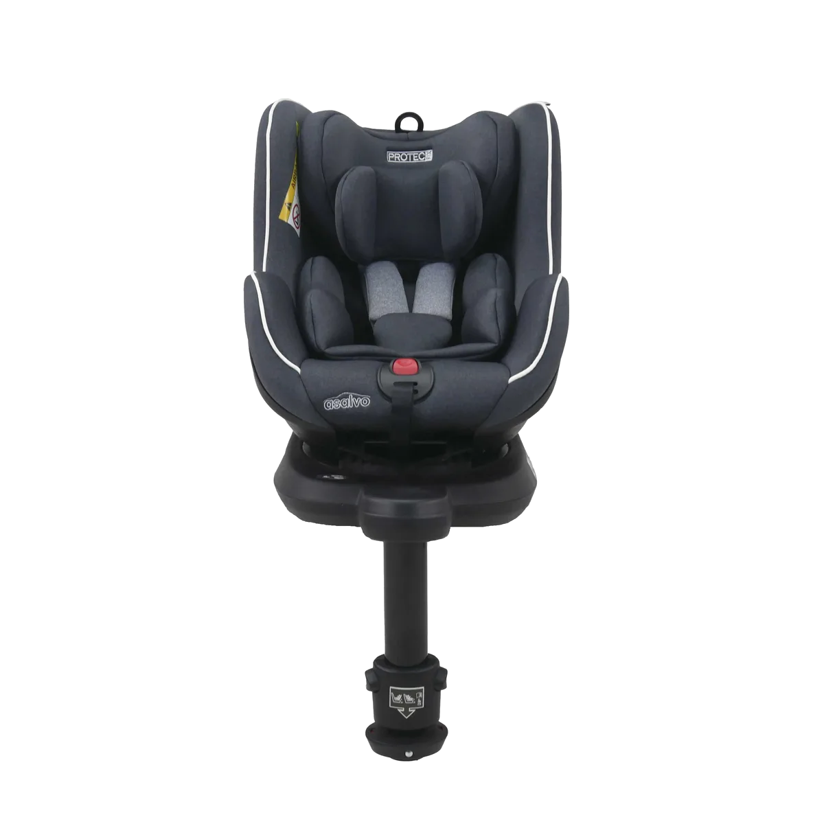 Asalvo Car seat 0-18 kg. 360º rotating system Protect Fix, Black - image 1